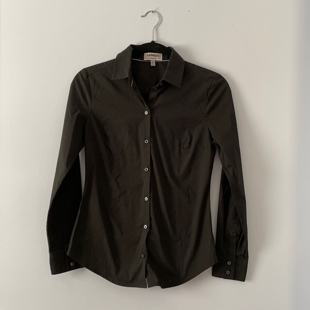 Express black dress shirt